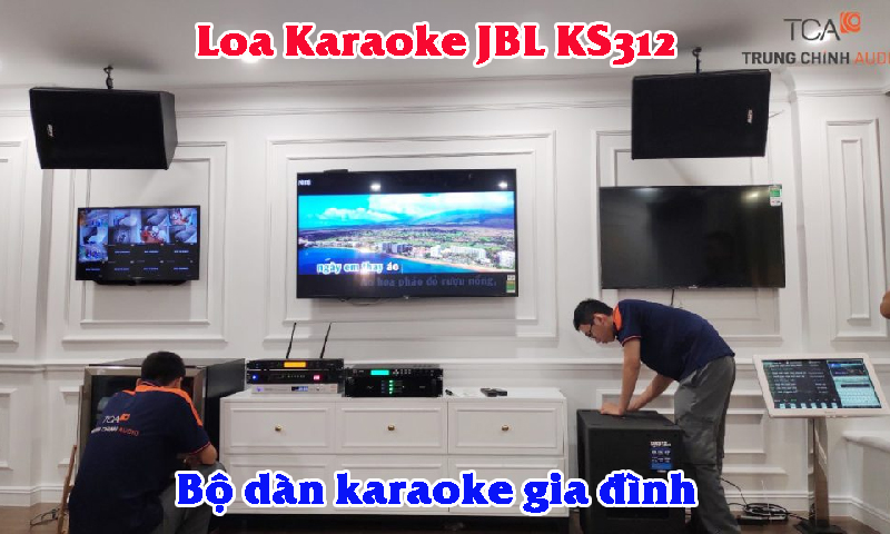 Bộ dàn karaoke gia đình: Loa Karaoke JBL KS312