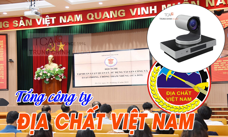 Thiết bị hội nghị trực tuyến ITC NT-90MT, webcam MCU: Phòng họp Địa Chất Việt Nam