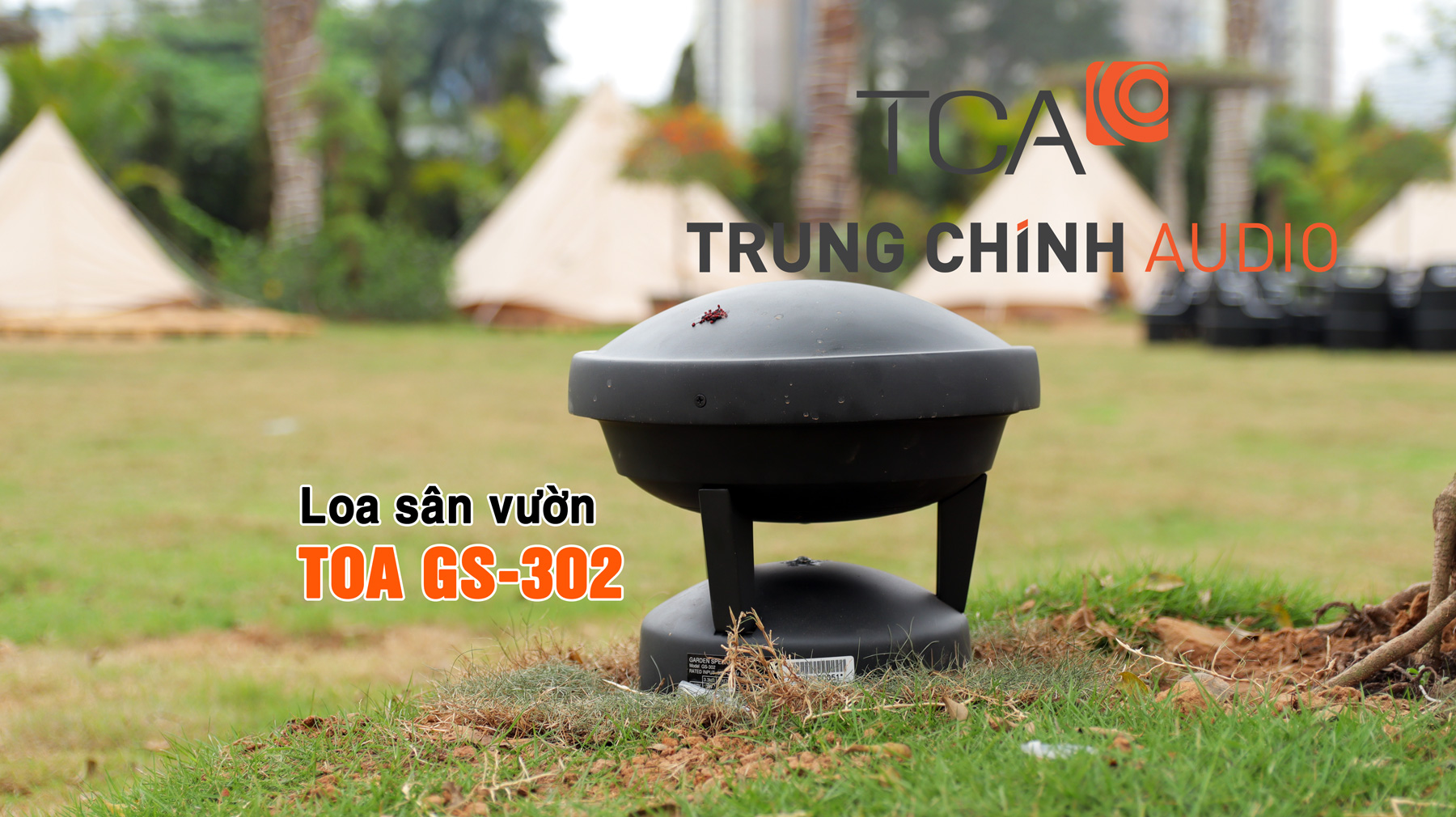 Lắp đặt 60 loa sân vườn TOA GS-302 phát nhạc nền, thông báo cho resort