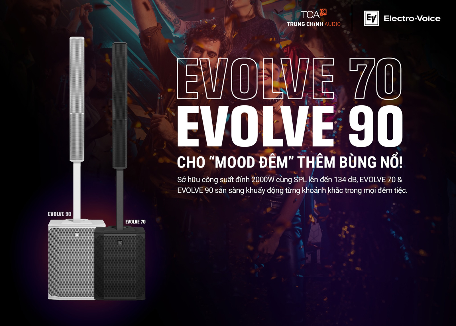 loa evolve 70 và evolve 90 banner