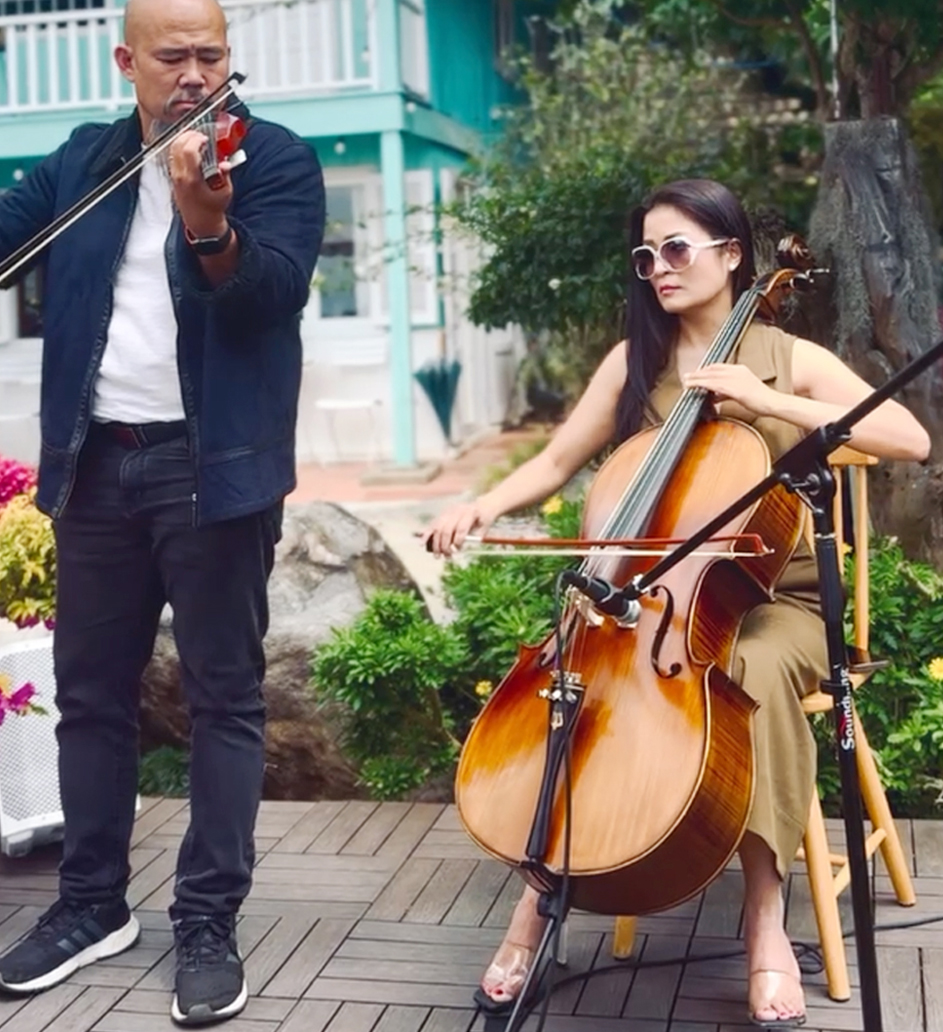 loa everse 8 biểu diễn violin