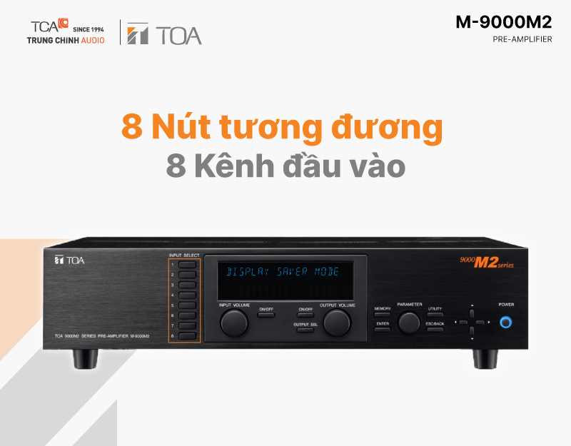 Bộ tiền khuếch đại TOA M-9000M2