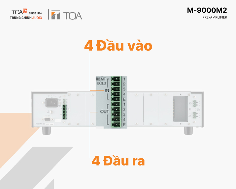 Bộ tiền khuếch đại TOA M-9000M2