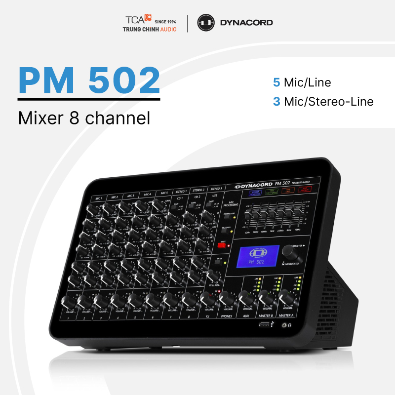 Mixer kèm công suất Dynacord DC-PM502