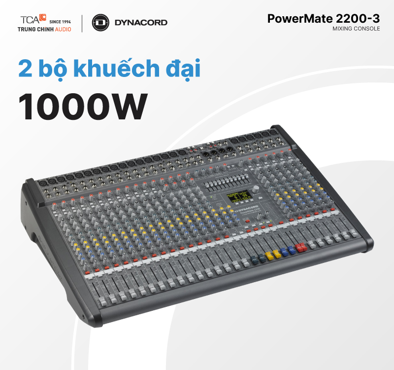 Bộ trộn kèm công suất Dynacord PowerMate PM2200-3