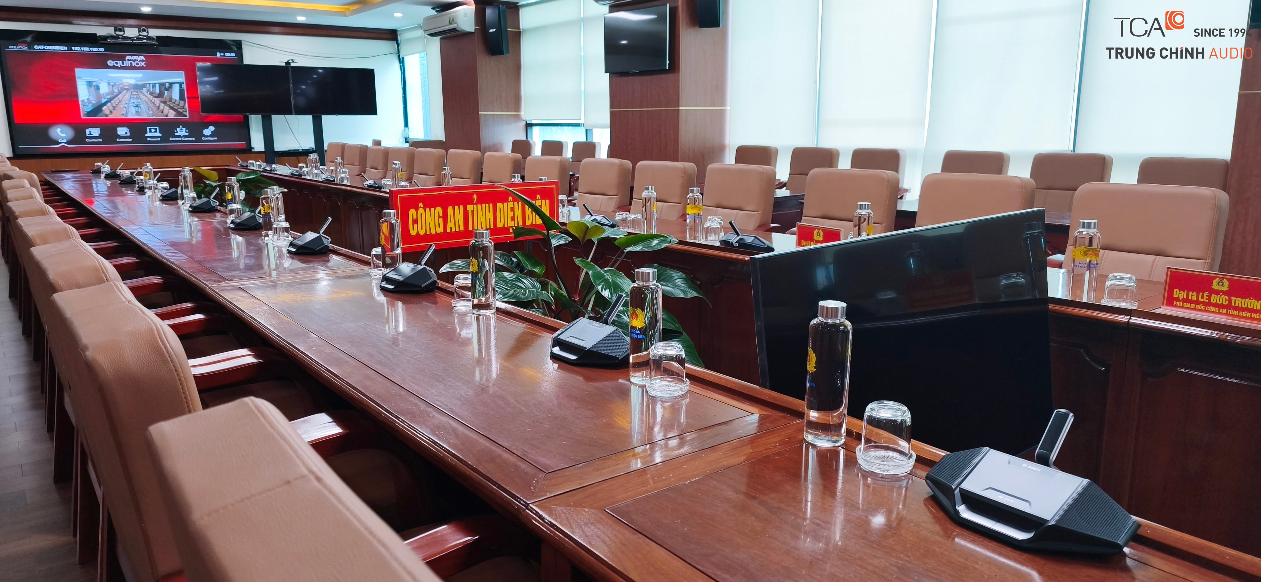 Dự án trang bị hệ thống âm thanh Bosch Dicentis tại Công an tỉnh Điện Biên