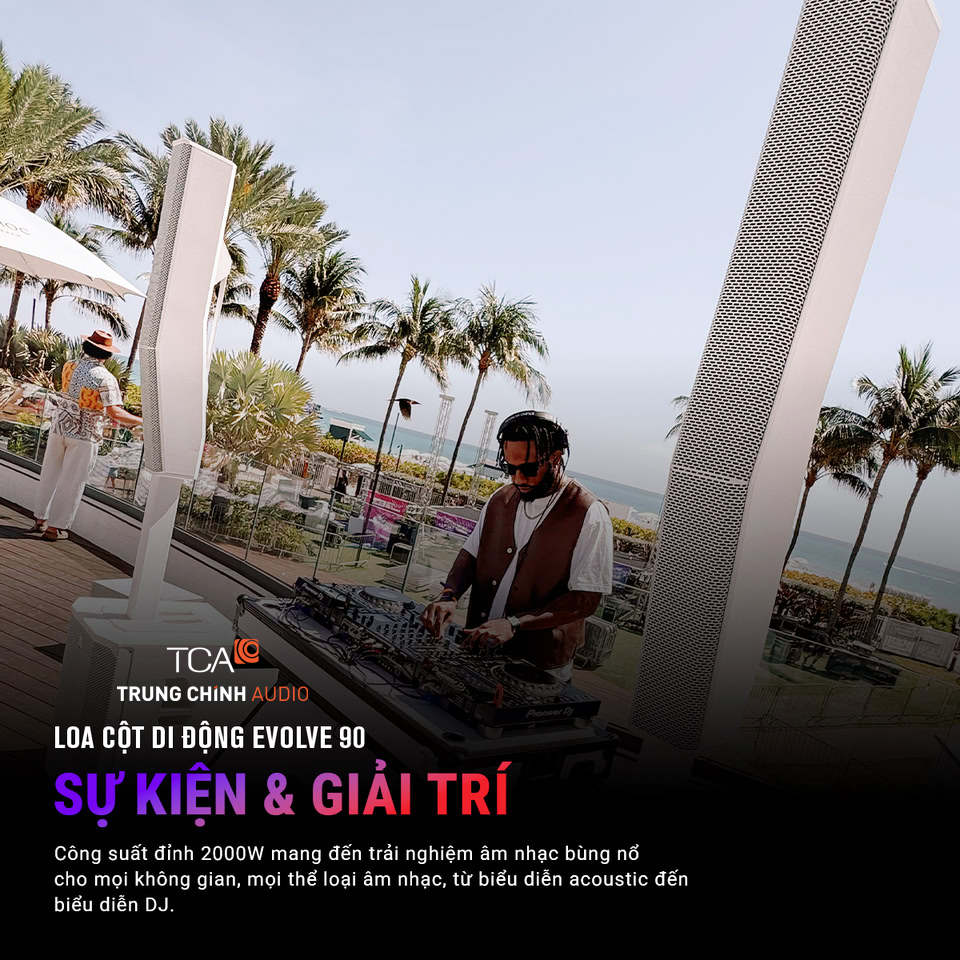 evolve 90 ứng dụng biểu diễn ngoài trời