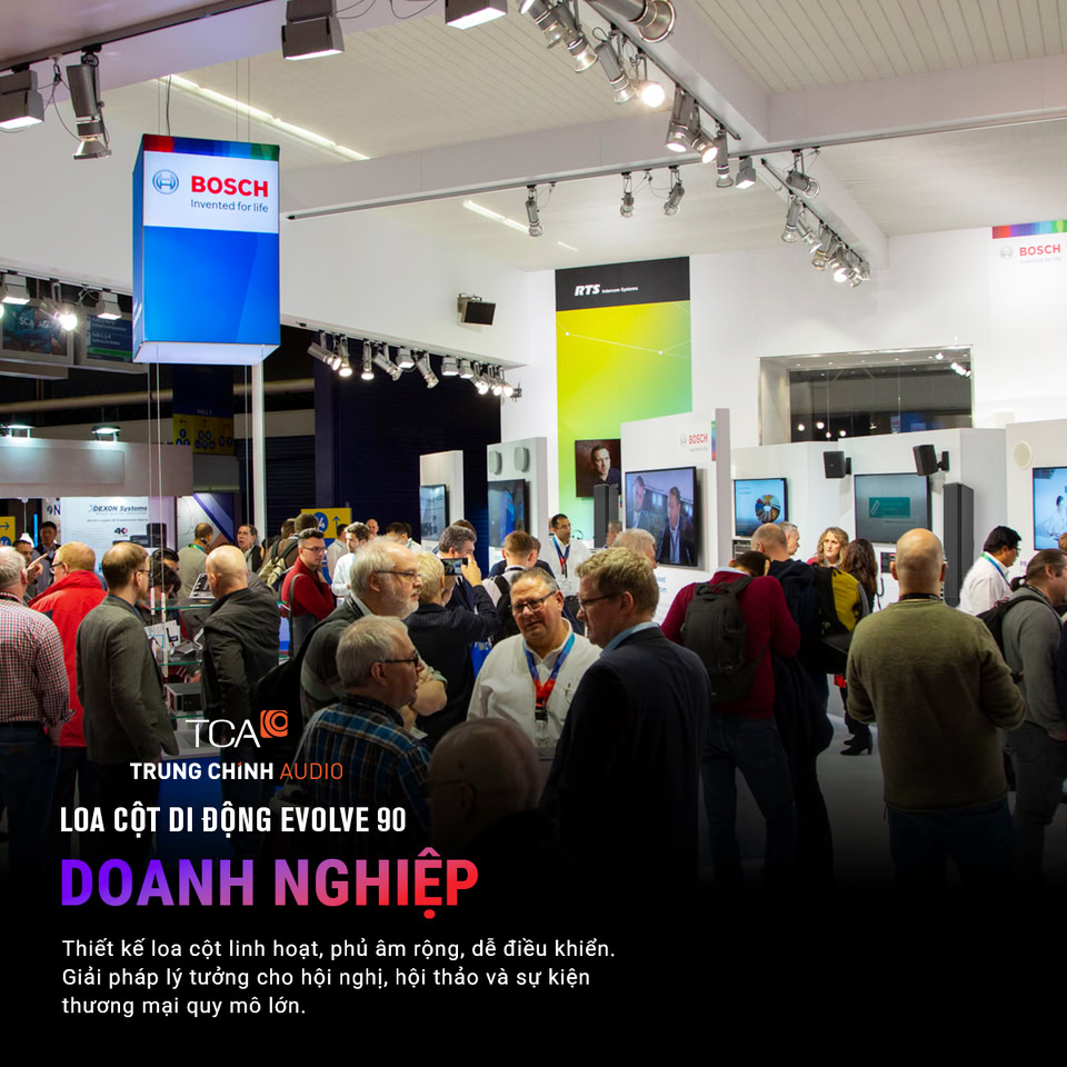 evolve 90 ứng dụng cho sự kiện doanh nghiệp