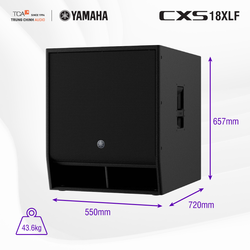 Kích thước loa Yamaha CXS18XLF