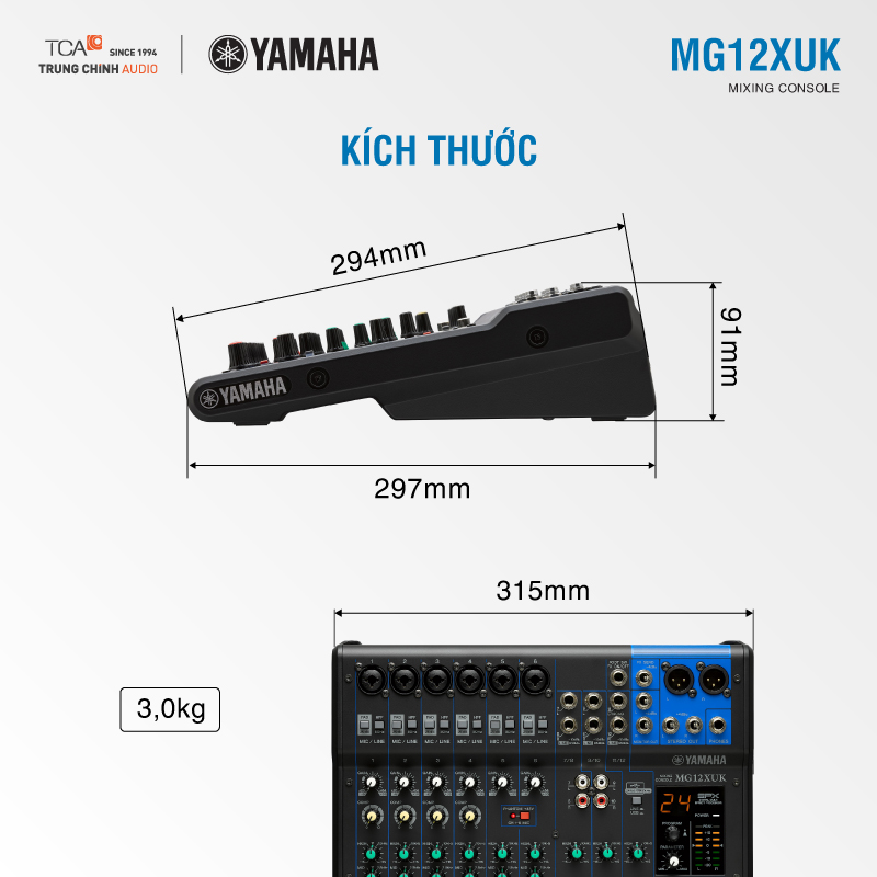 Mixer Yamaha MG12XUK
