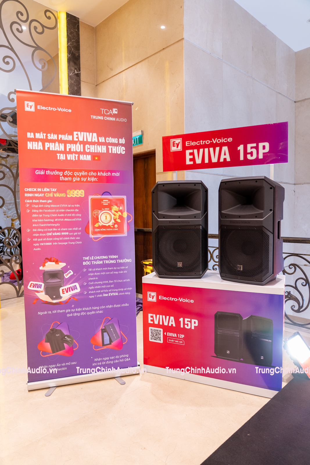 Sự kiện ra mắt loa EVIVA 15P tại Hồ Chí Minh