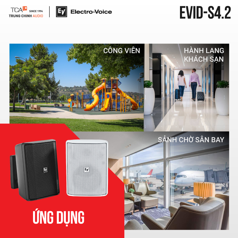 Ứng dụng Loa Electro Voice EVID-S4.2