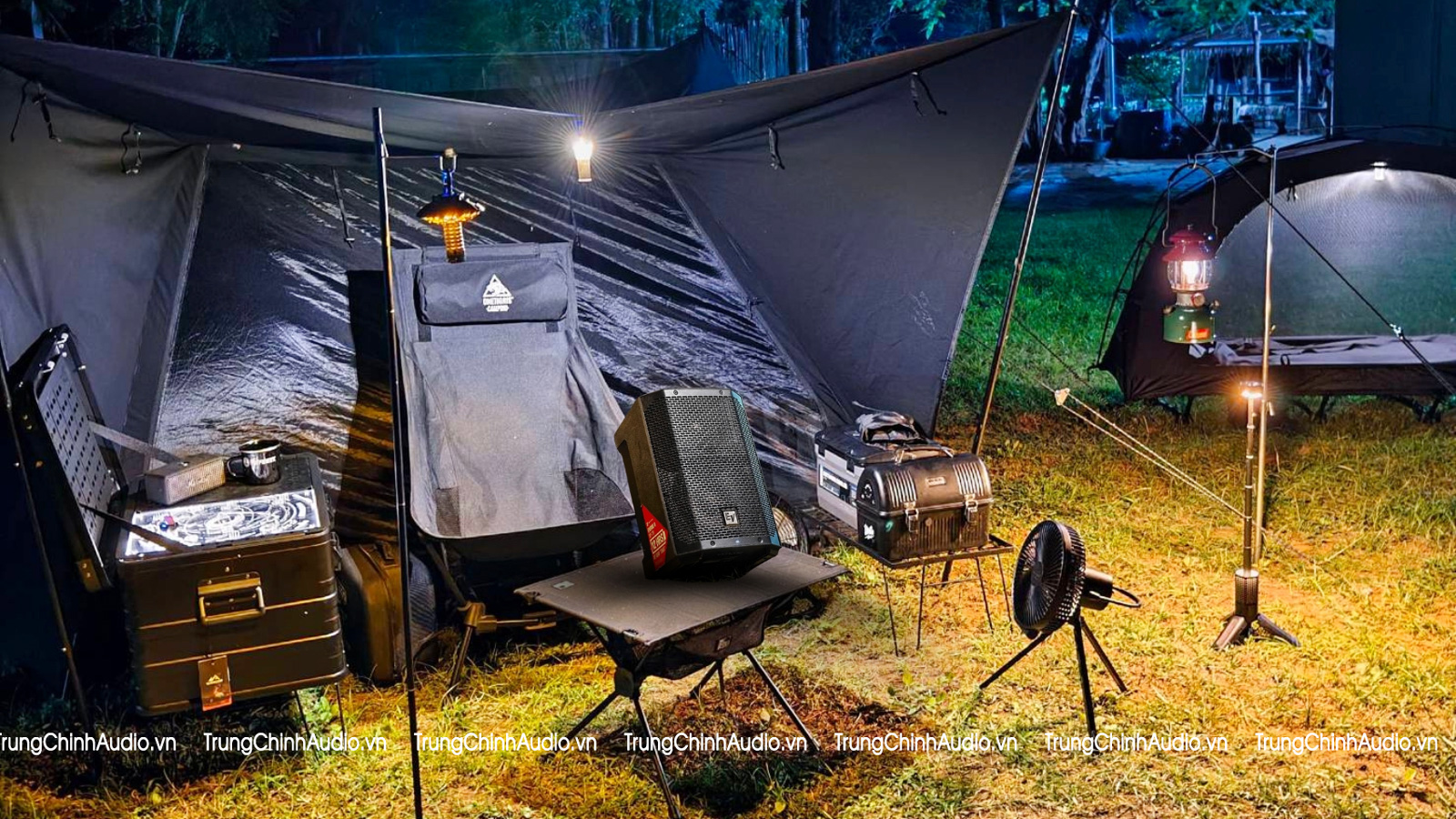 loa dùng pin Everse 8 cho cắm trại picnic dã ngoại