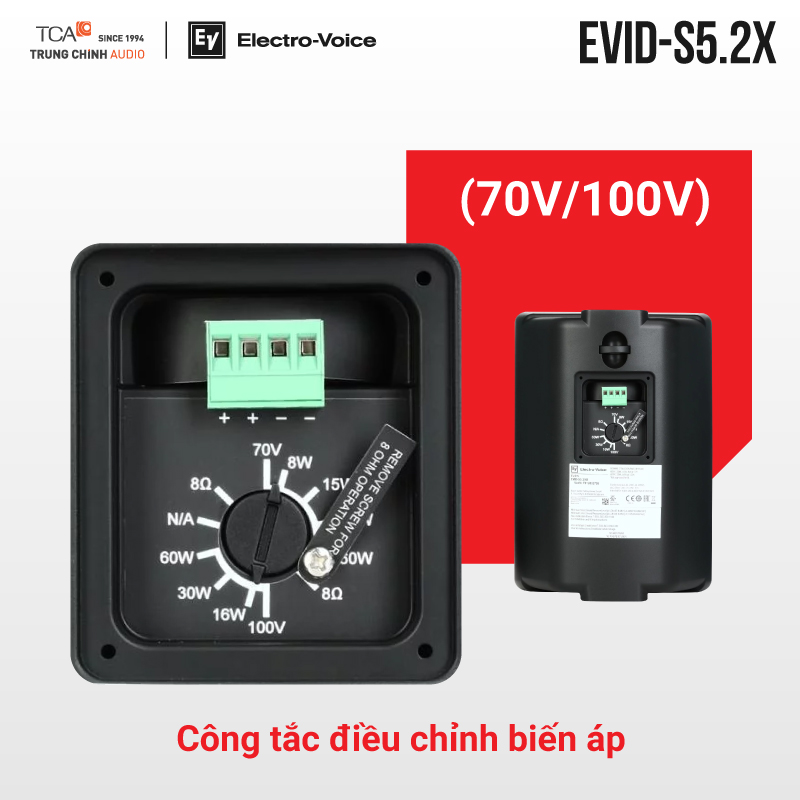 công tác biến áp Loa EV EVID-S5.2X