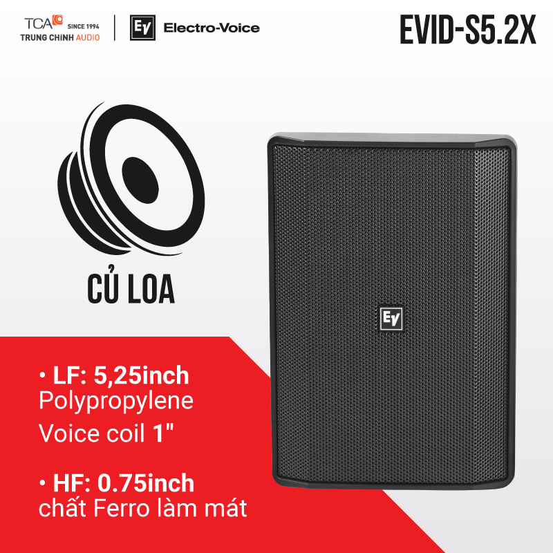 Củ loa Loa EV EVID-S5.2X