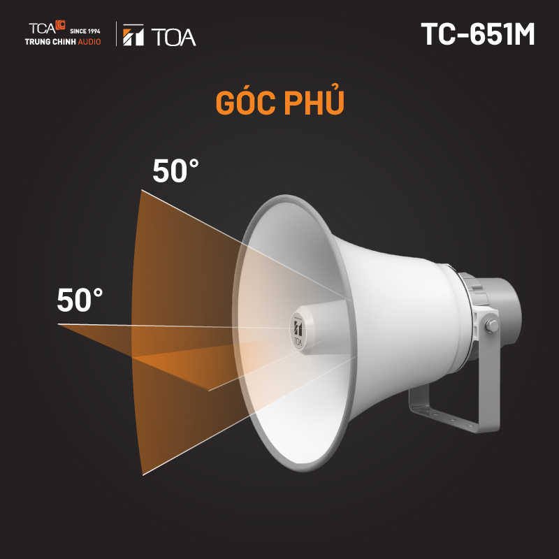 Chất lượng âm thanh của Loa nén TOA TC 651M