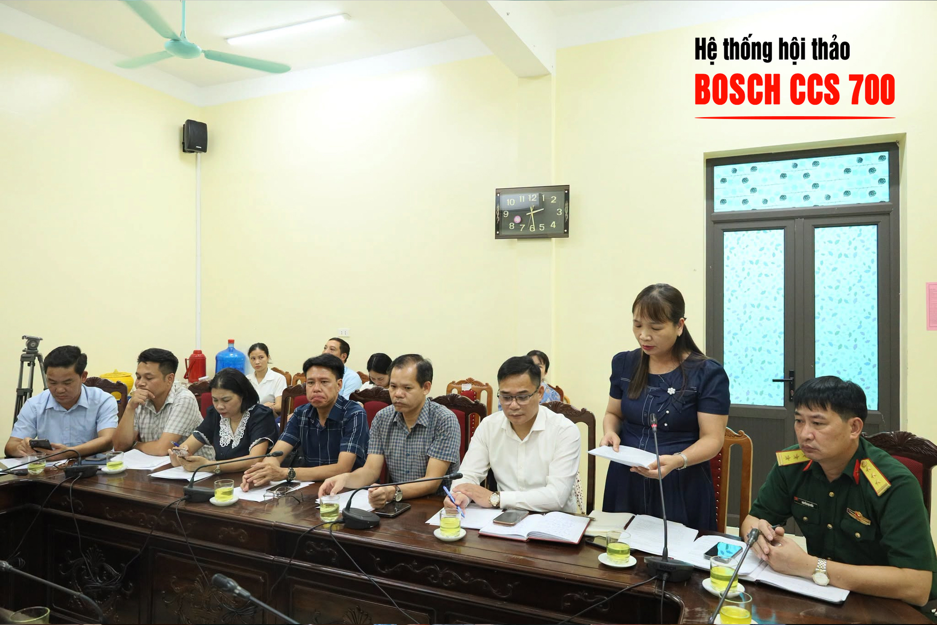 hệ thống hội thảo bosch ccs 700 cho xã cổ đô hà nội
