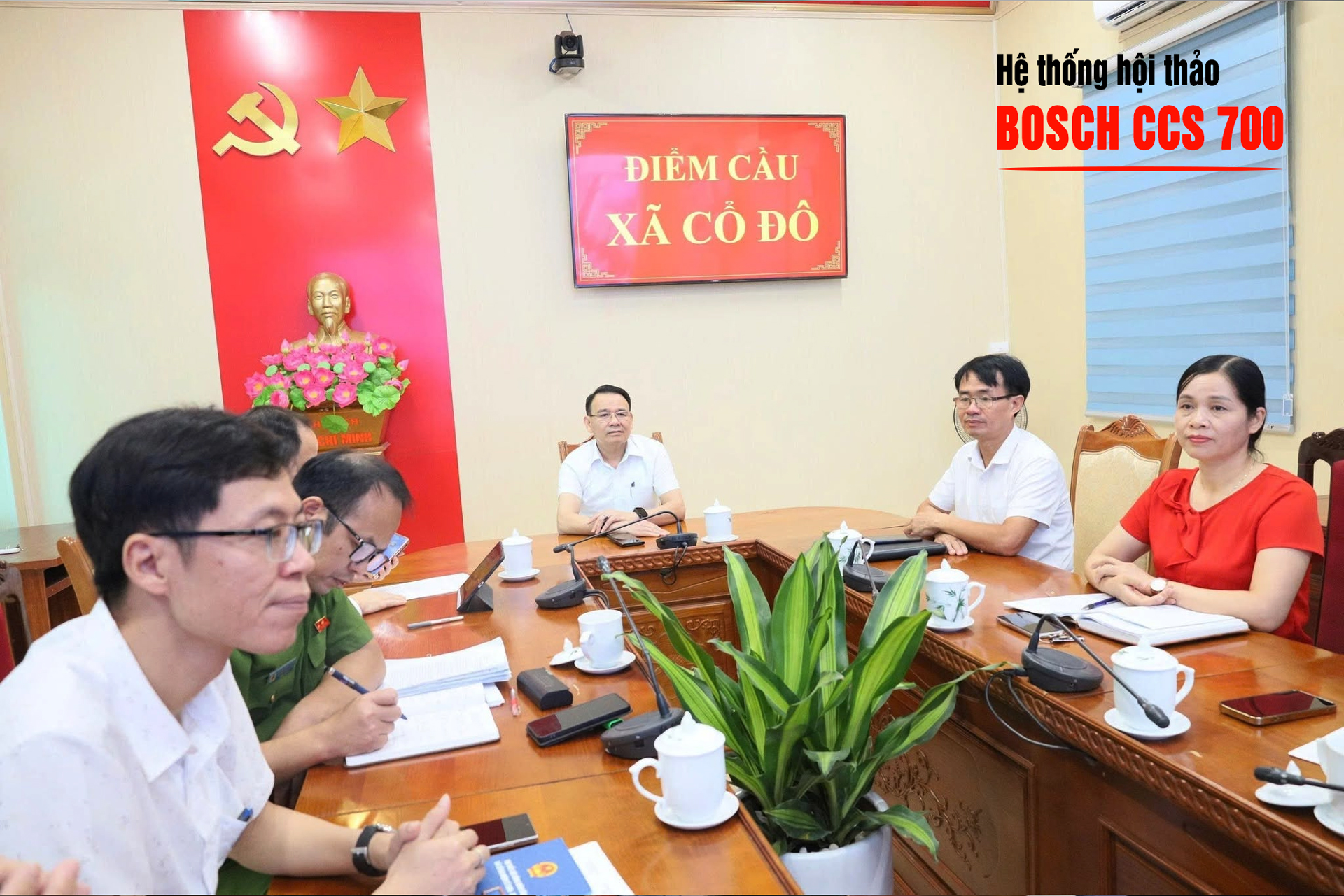 hệ thống bosch ccs 700 cho ubnd xã cổ đô thành phố hà nội