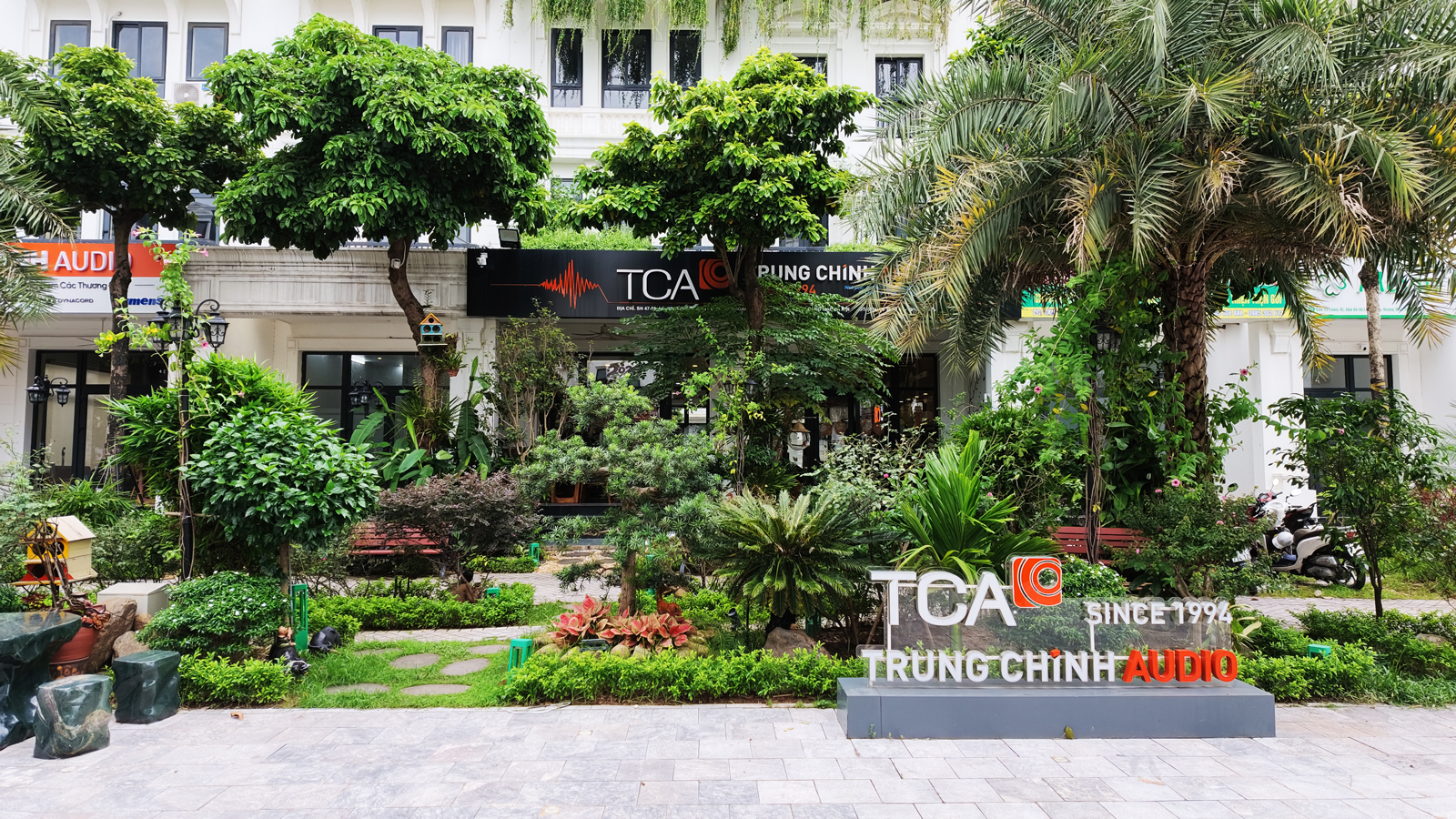 không gian showroom trải nghiệm trung chính audio