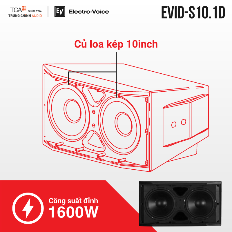 Củ loa EV EVID-S10.1D