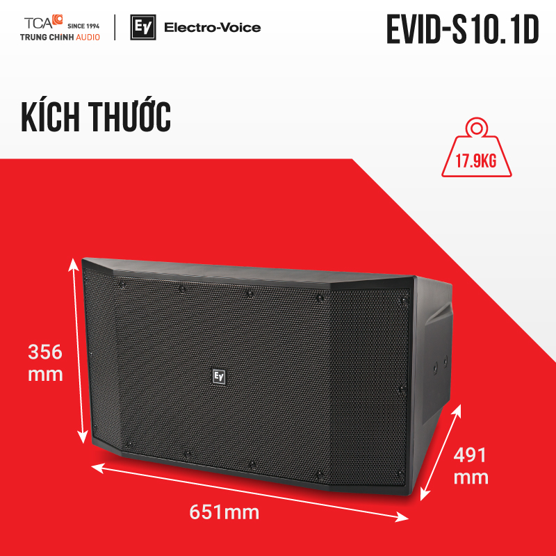 Loa siêu trầm EV EVID-S10.1D