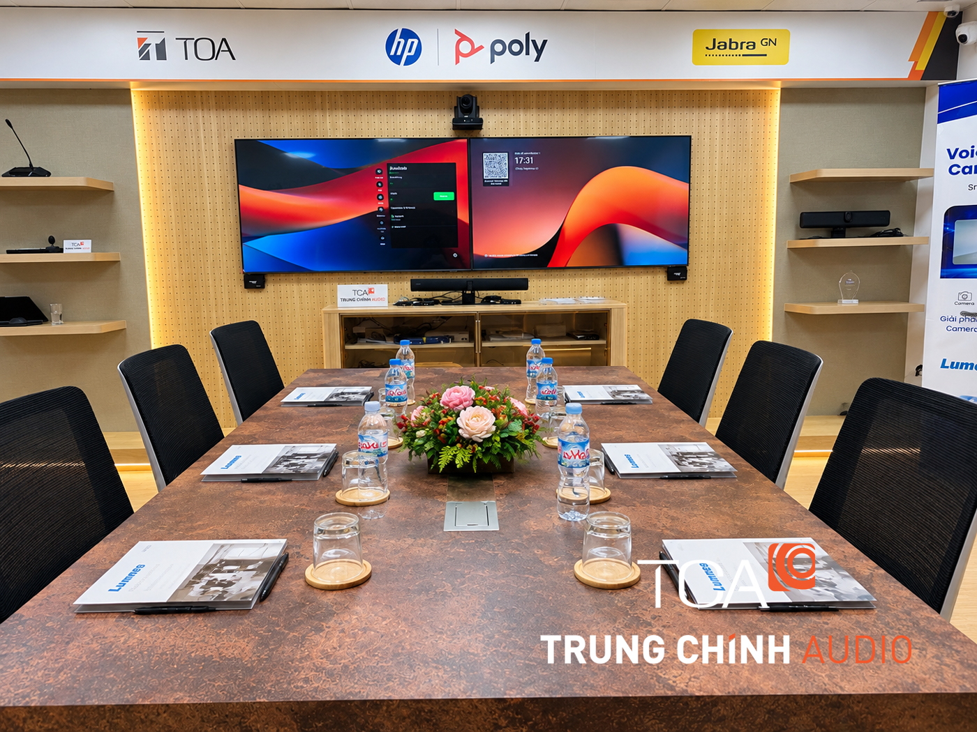 Giải pháp phòng họp BYOM thực tế tại Trung Chính Audio