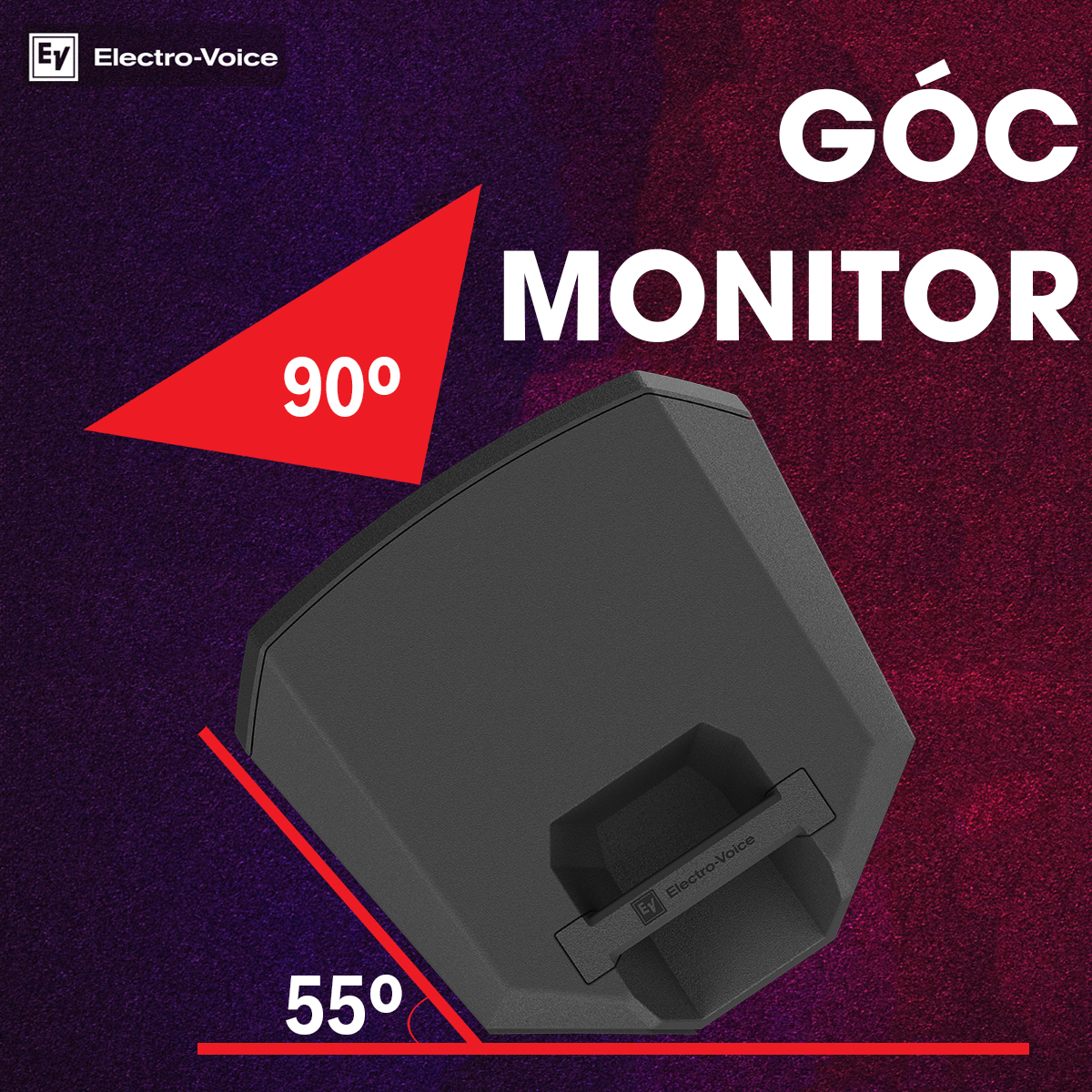 góc monitor loa eviva 15p