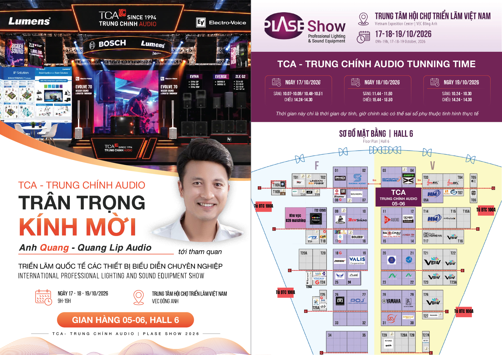 Thư mời Quang Lip tham dự Plase Show 2026 Thư mời Quang Lip tham dự Plase Show 2026