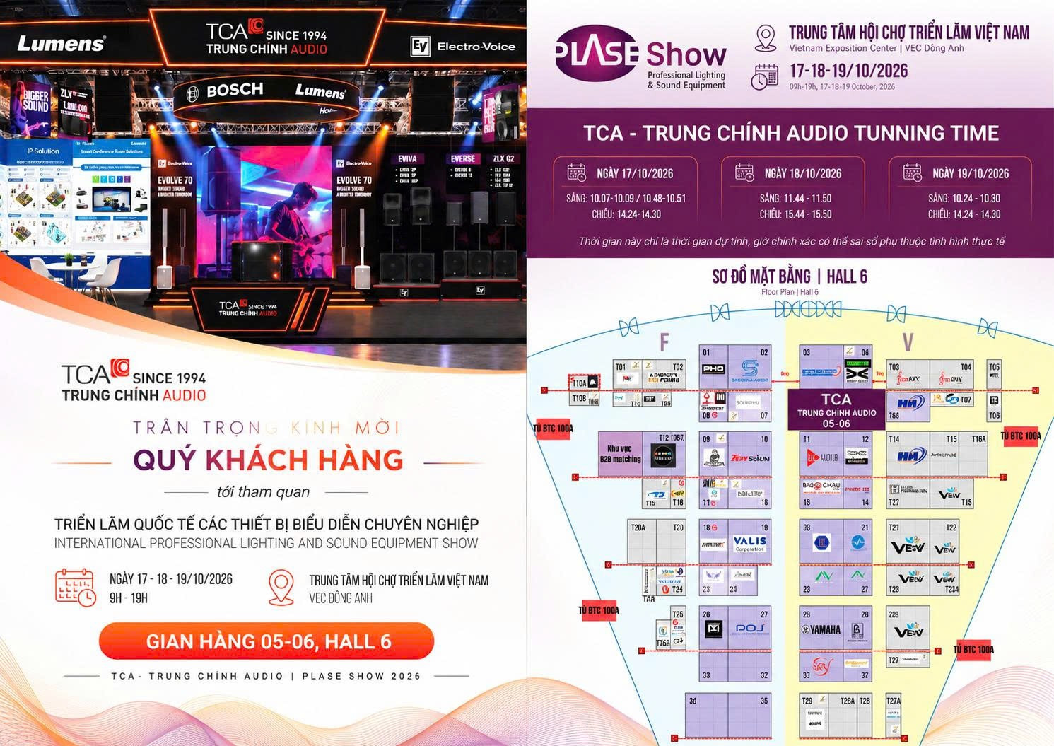 thư mời plase show