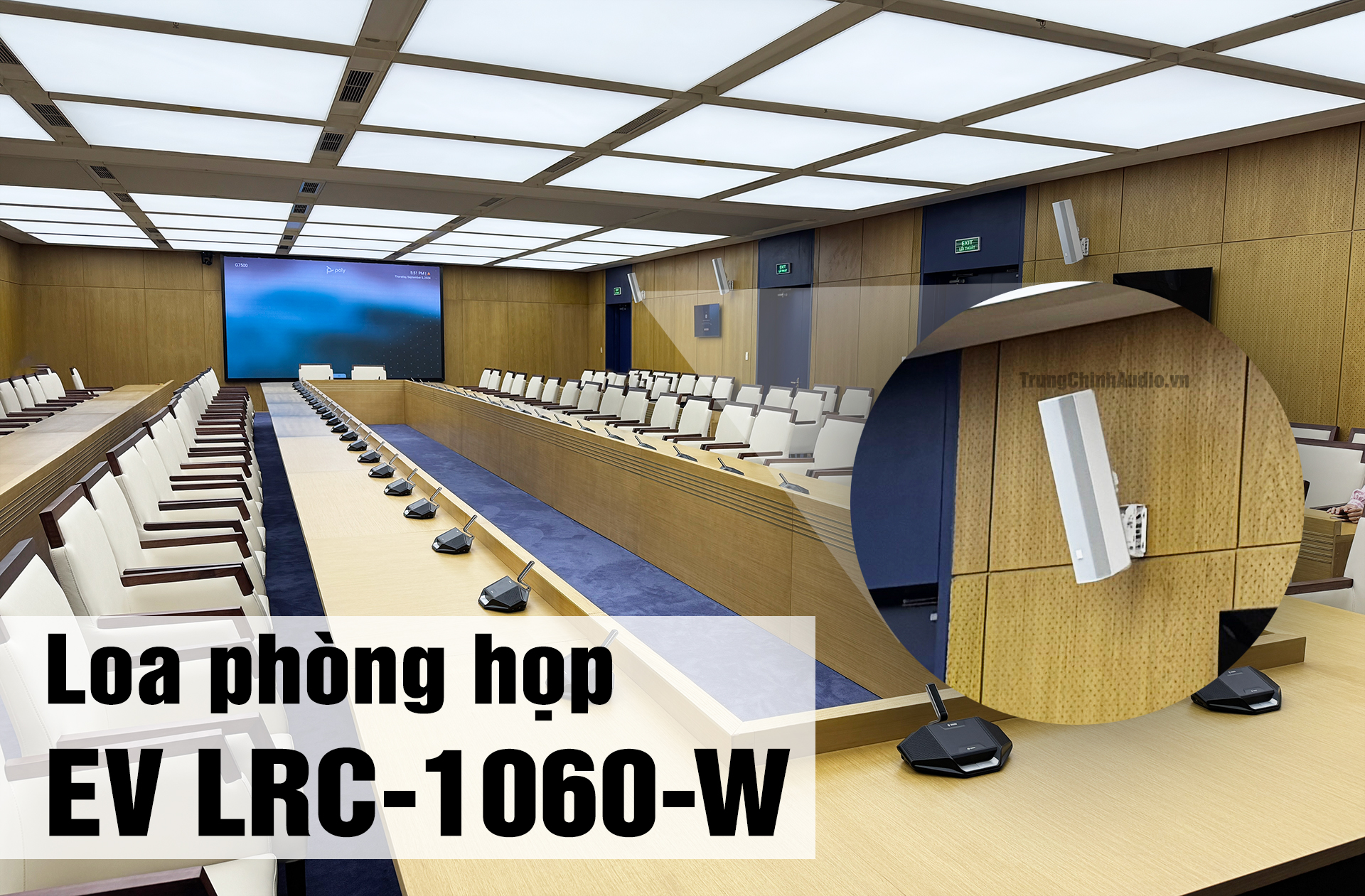 ứng dụng loa lrc-1060 cho phòng họp
