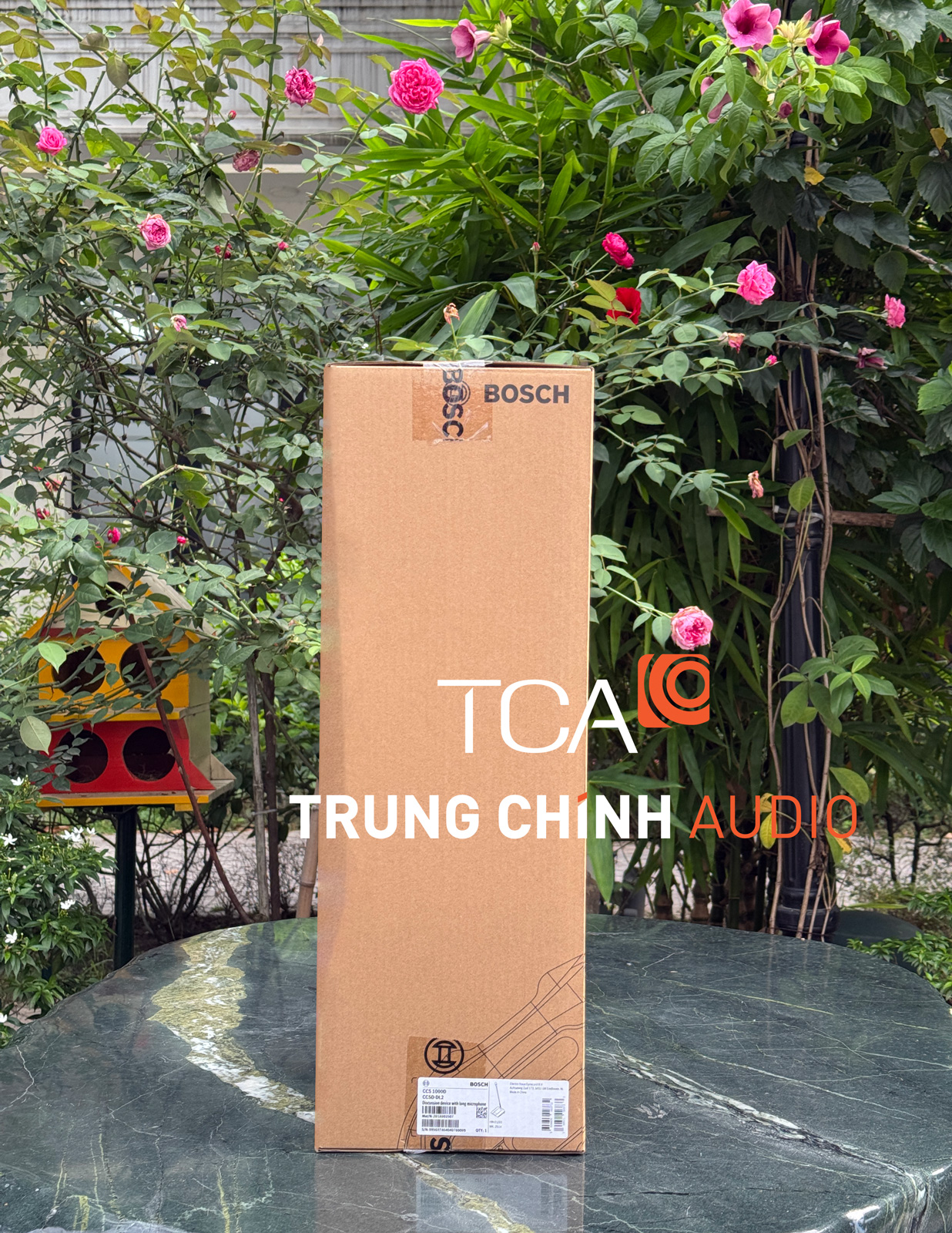 vỏ hộp  mặt trước của micro bosch ccsd-dl2