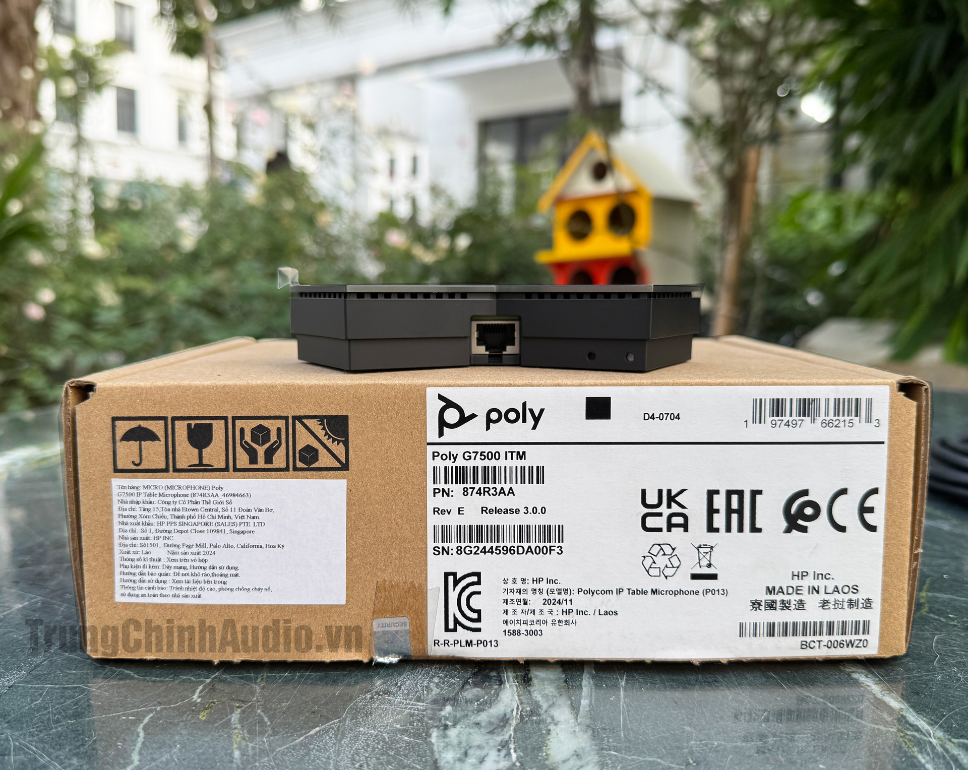 Micro hội nghị đa hướng đặt bàn HP Poly G7500 ITM ( IP Tablet Microphone )