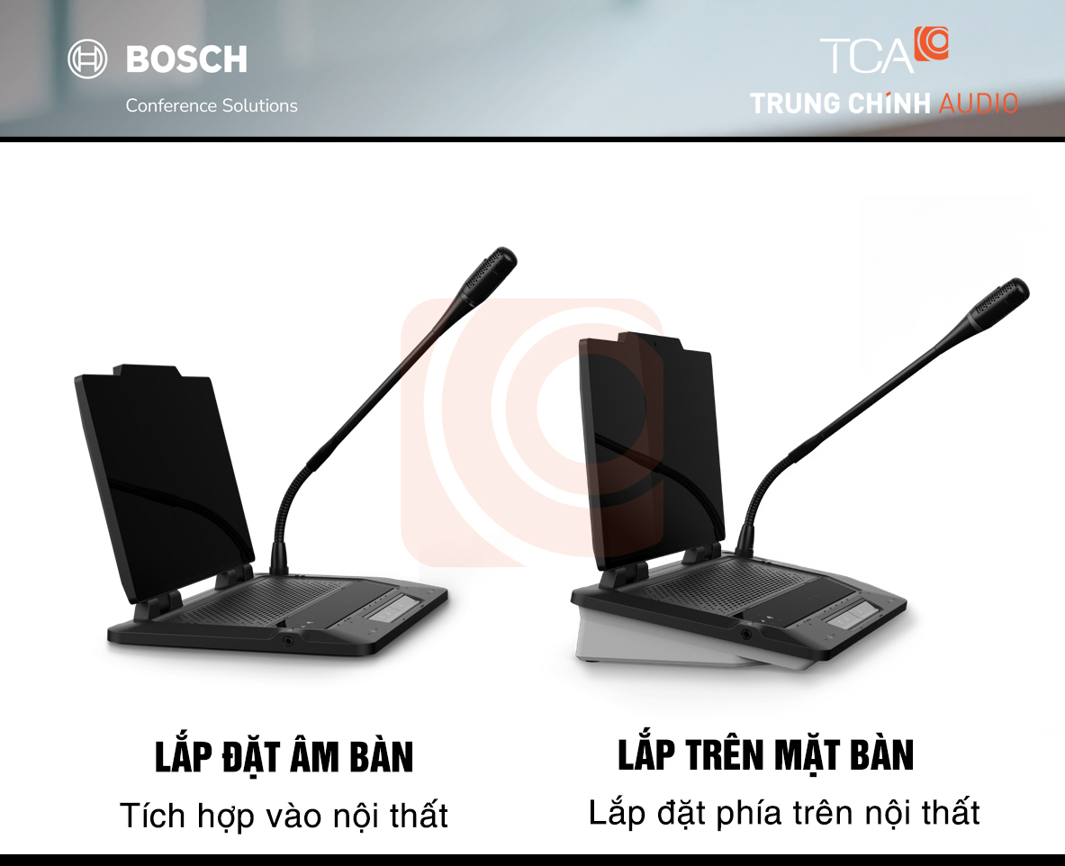 2 cách lắp đặt thiết bị Bosch DCNM-MMFF