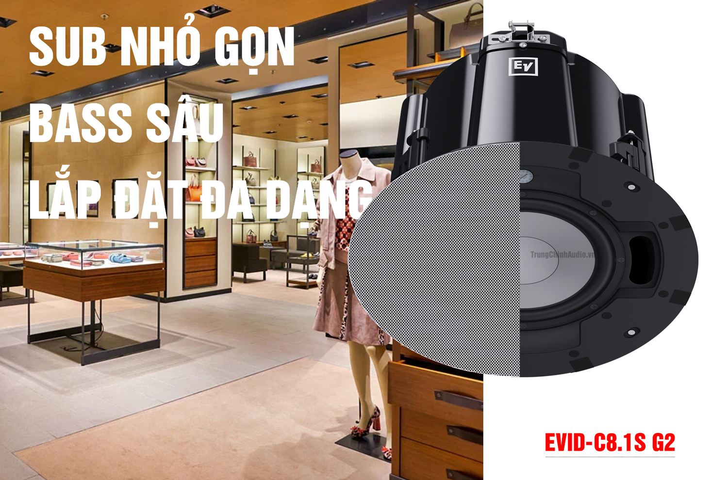 Loa sub &acirc;m trần Electro-Voice EVID-C8.1S-G2