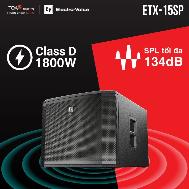 Công suất Loa Electro - Voice ETX-15SP