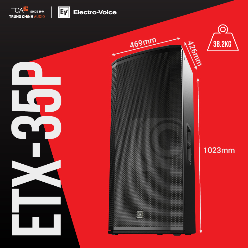 Kích thước Loa Electro - Voice ETX-35P