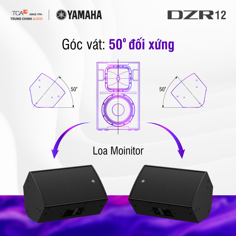 Loa Yamaha DZR12 ứng dụng làm monitor