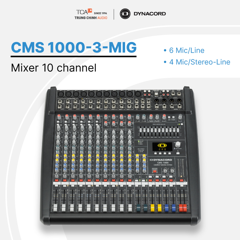 Thông tin về Mixer Dynacord CMS-1000-3-MIG