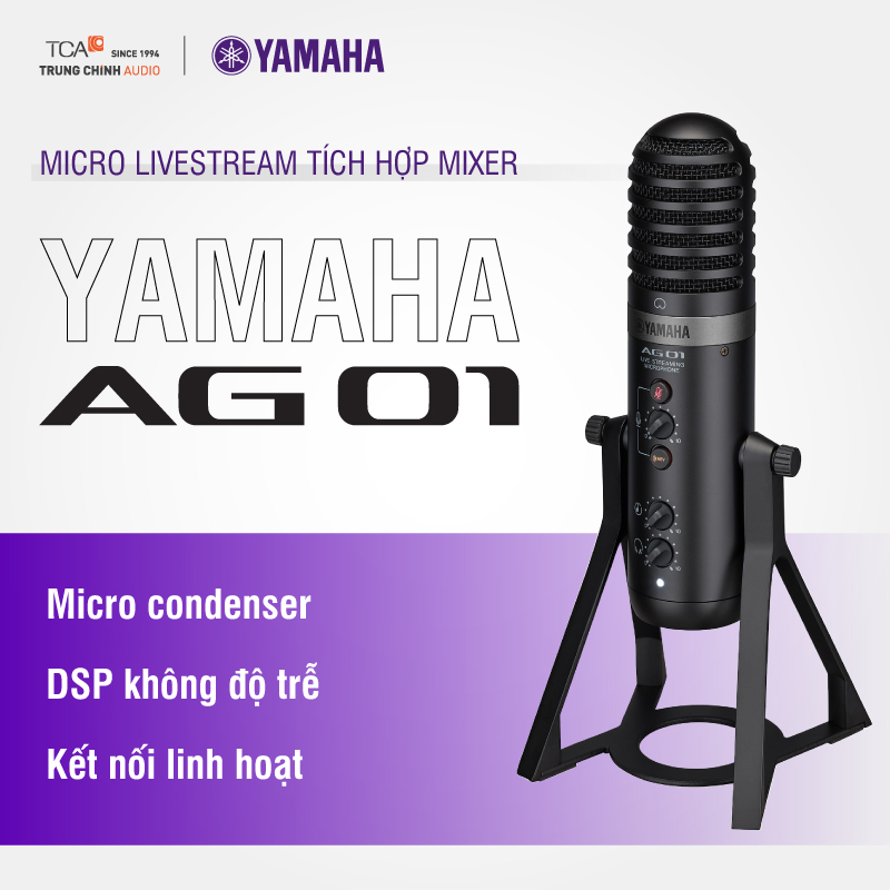 Micro livestream Yamaha AG01