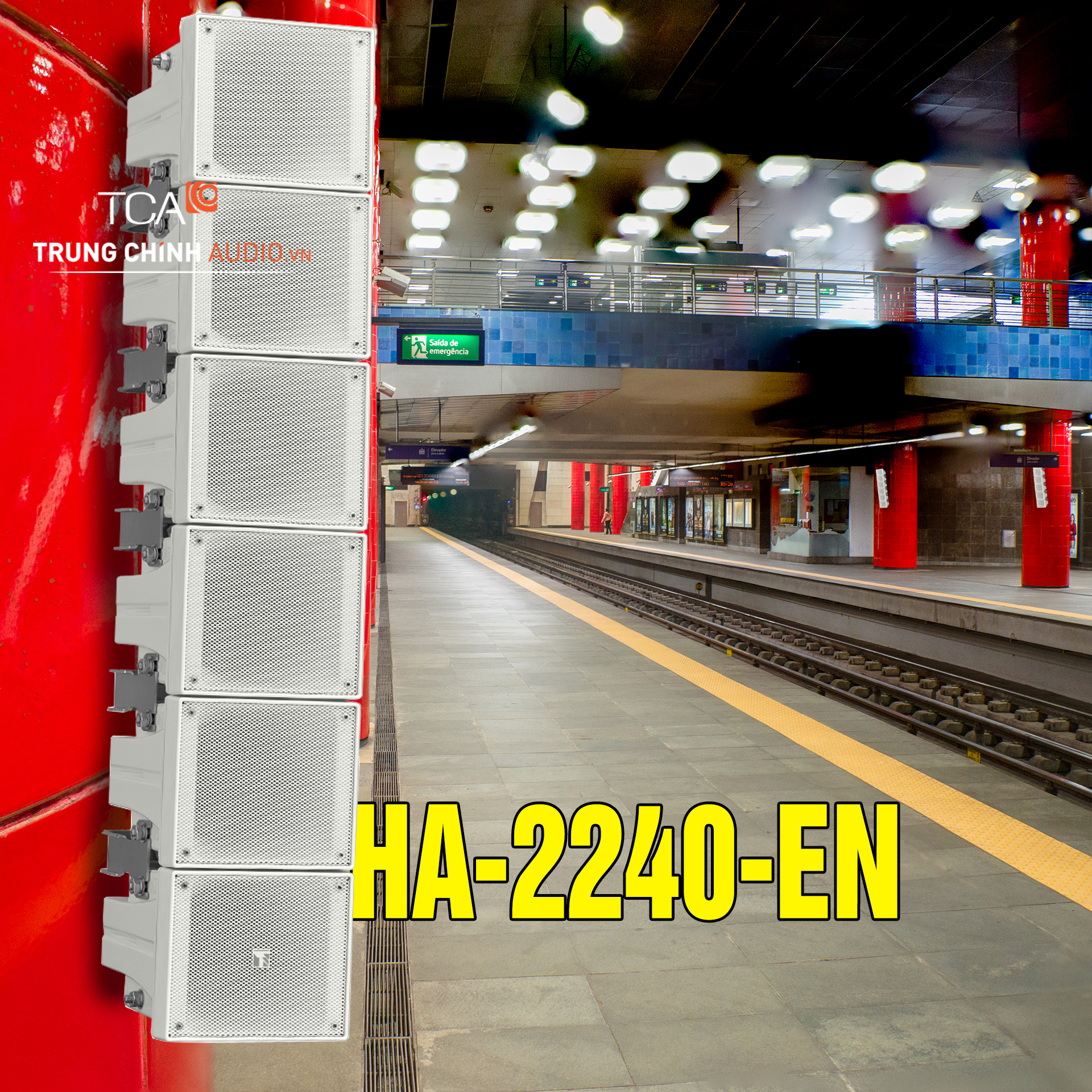 loa nén array TOA HA-2240 EN cho sân ga