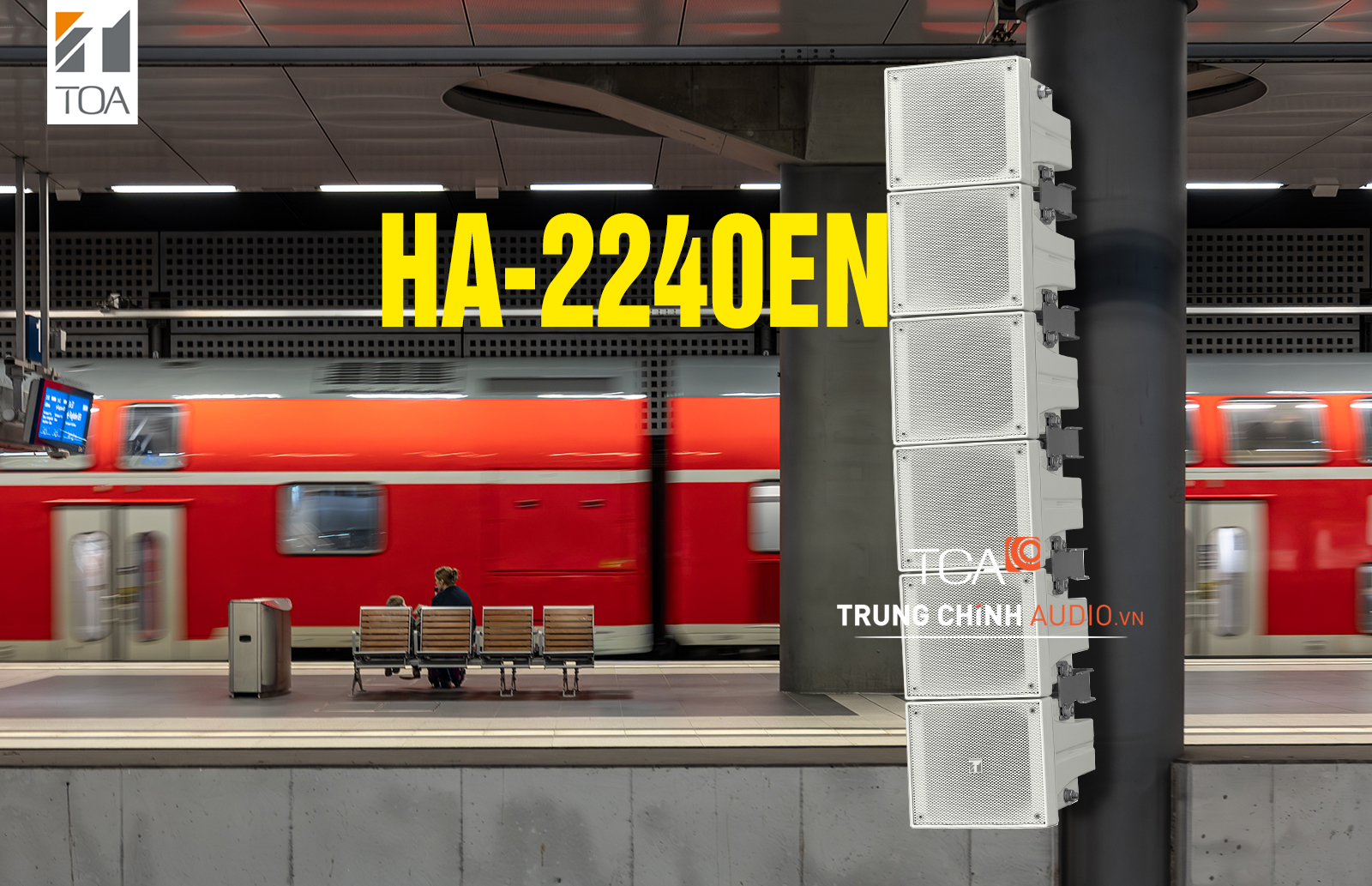 loa array TOA HA-2240 EN cho nhà ga sân ga