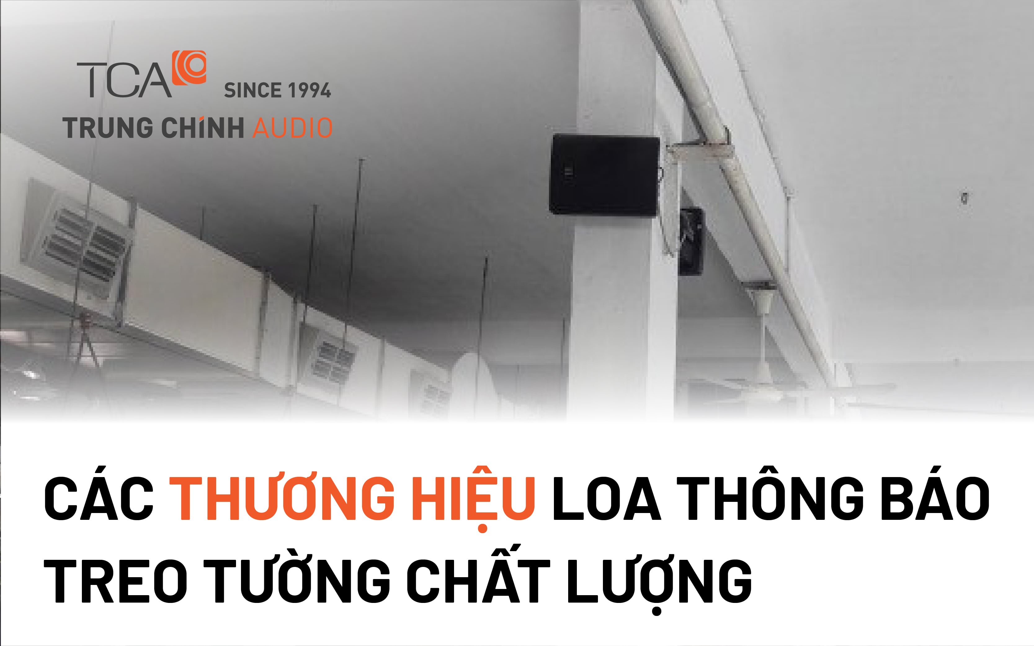 Các thương hiệu loa thông báo treo tường chất lượng