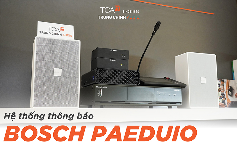 Hệ thống thông báo Bosch Paeduio