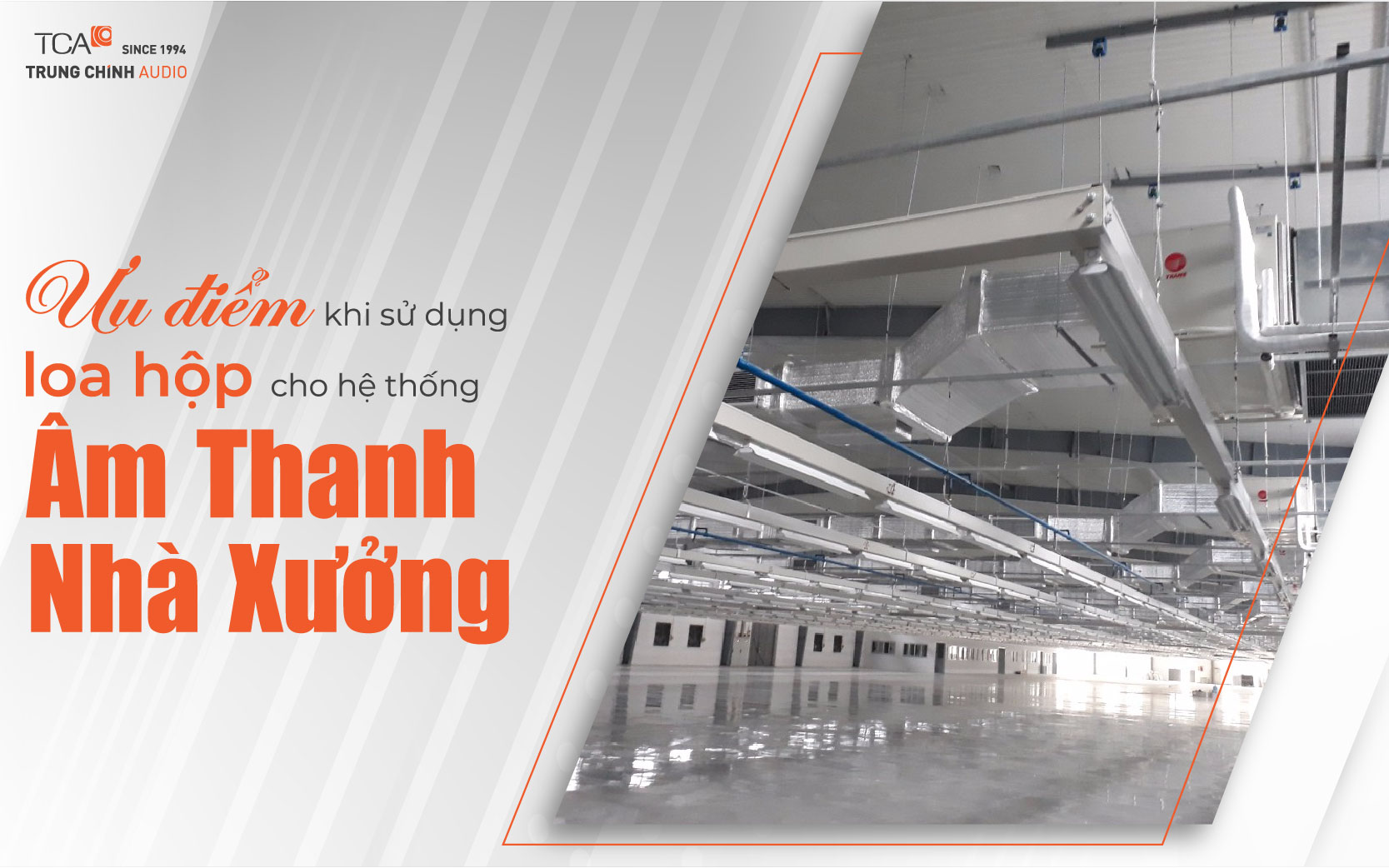 Ưu điểm khi sử dụng loa hộp cho hệ thống âm thanh nhà xưởng