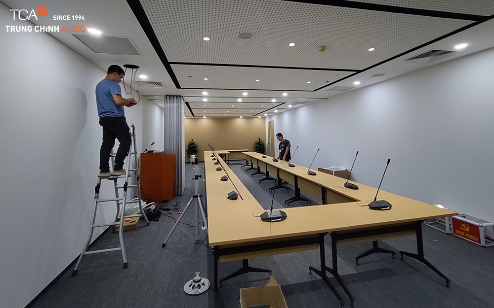 Trung Chính Audio lắp đặt Bosch Dicentis tại văn phòng Cát Linh