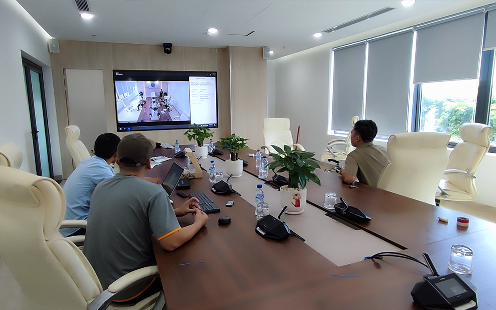 Camera auto tracking Aver TR315N hỗ trợ họp trực tuyến
