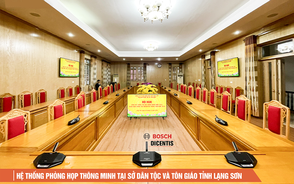 Hệ thống âm thanh phòng họp Bosch Dicentis