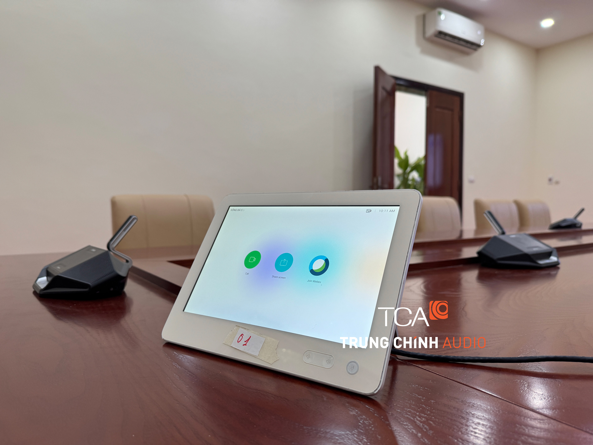 Thiết bị hội nghị trực tuyến cisco tổng công ty sông đà