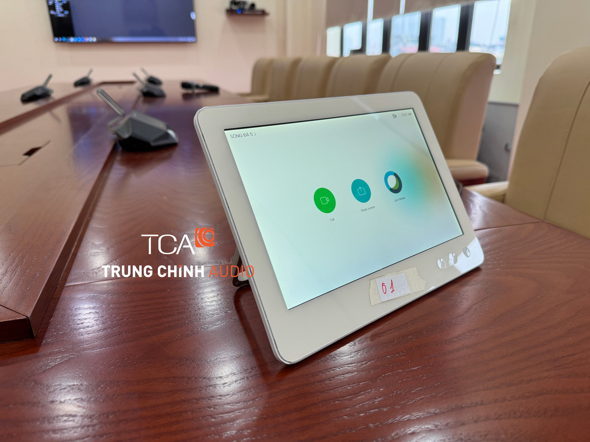 thiết bị họp trực tuyến cisco tổng công ty sông đà
