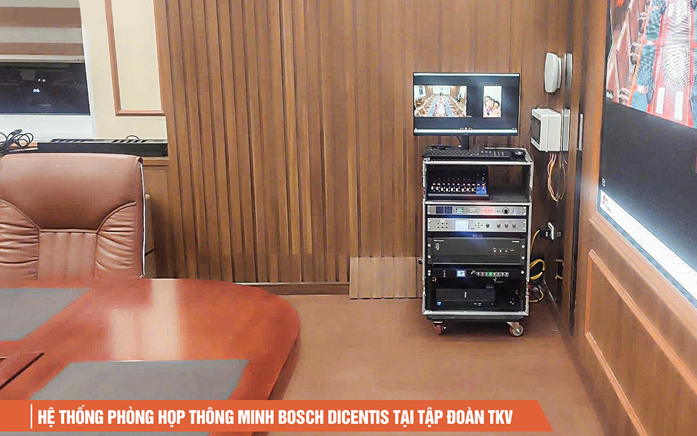 Hệ thống âm thanh phòng họp tại Bosch Dicentis tại tập đoàn TKV